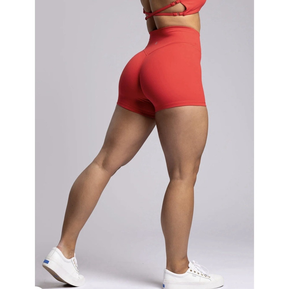 P'tula Vibrant Red Women's 4” Shorts